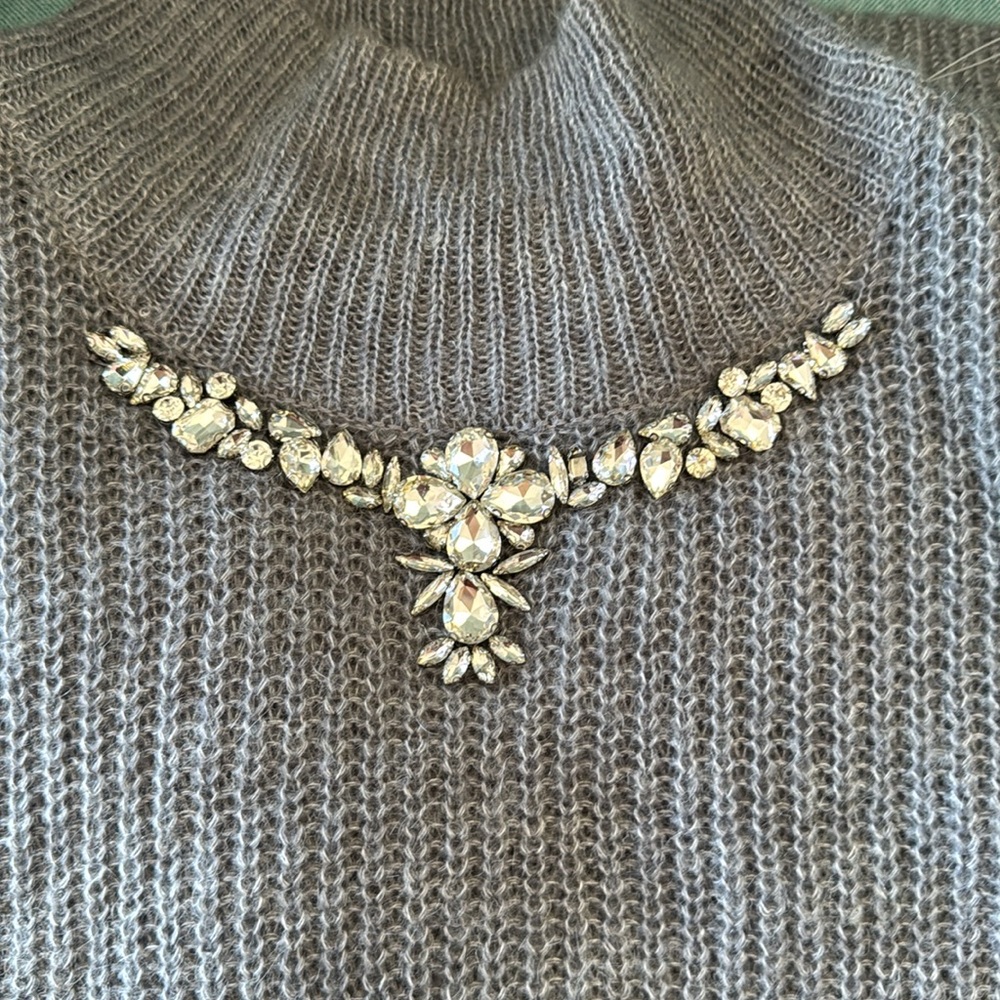 French Connection Mathilde Embellished Sweater Blouse View 4